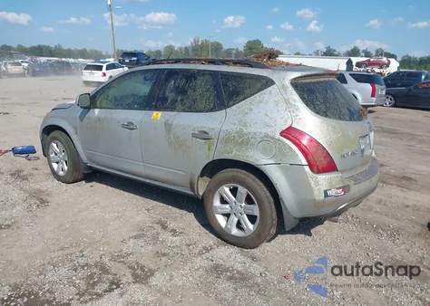 2006 Nissan Murano Sl z USA, uszkodzony, nr VIN JN8AZ08W76W522332